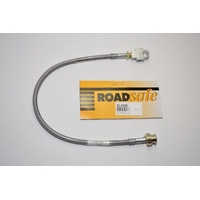 Roadsafe Braided Extended Brake Line - Front (Patrol GU Non-ABS 3-4in Lift)