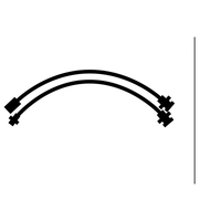 Tough Dog Extended Brake Hose Kit LandCruiser 80 & 105 Series | Rubber or Braided