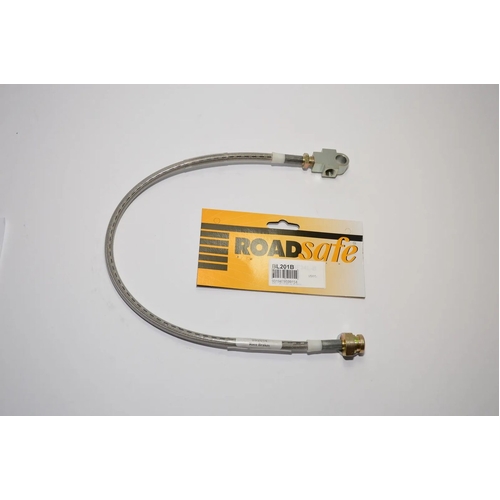 Roadsafe Braided Extended Brake Line - Front Left (Patrol GU ABS 3-4in Lift)