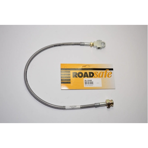 Roadsafe Braided Extended Brake Line - Front Right (Patrol GU ABS 5-6in Lift)