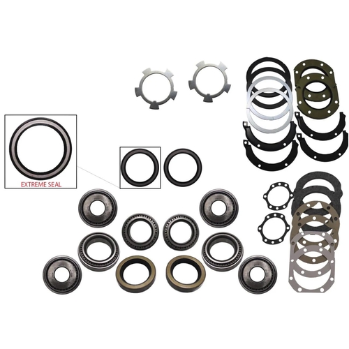 Roadsafe Swivel Hub Kit - Includes Wheel Bearings (Landcruiser 70/75 Series 1/90-on)